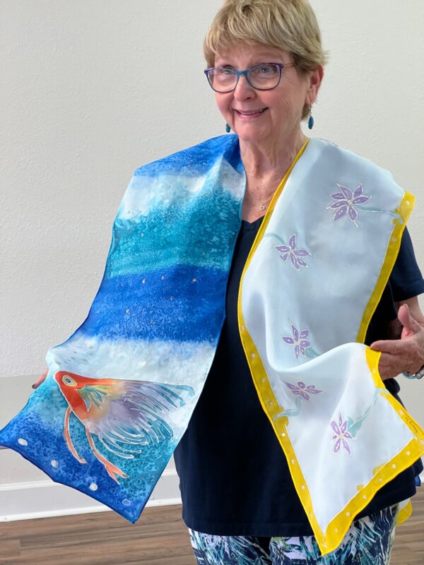 Silk Scarf Resist Techniques with Margie Picard