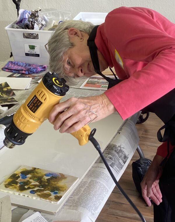 Photo Encaustic workshop with Kathleen Warren