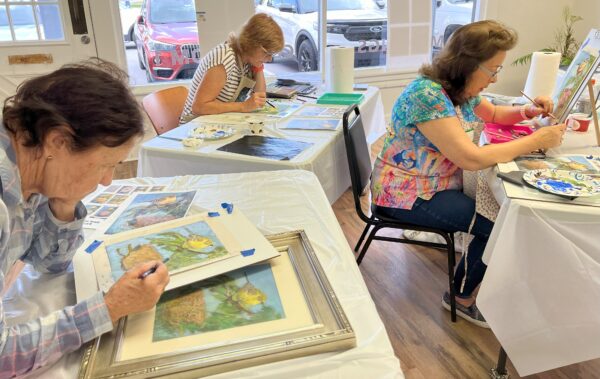 Mixed Media class with Susan Silverman Fink