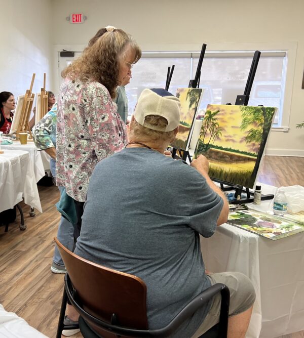 Oil painting with Sean Mullins