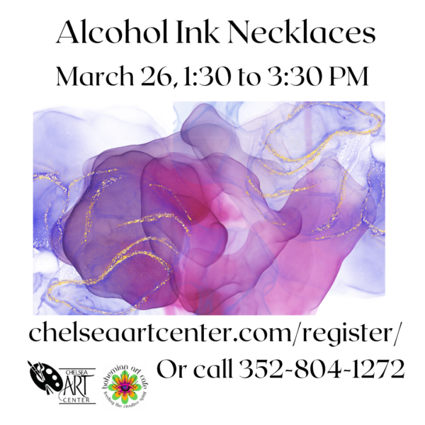 Alcohol Ink Necklaces with Stephanie Zing