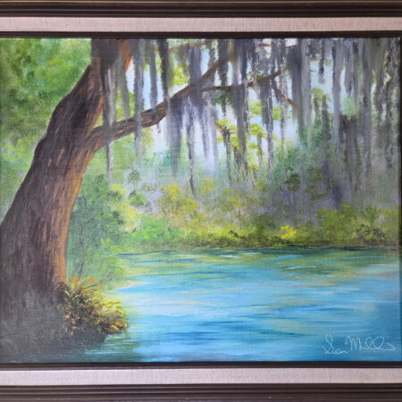 Rainbow River Oil Painting by Sean Mullins