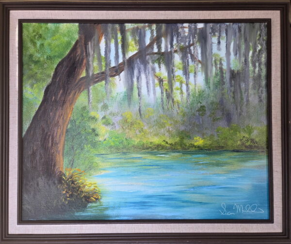 Rainbow River Oil Painting by Sean Mullins