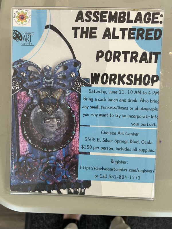 Assemblage- An Altered Portrait with Stephanie Zing