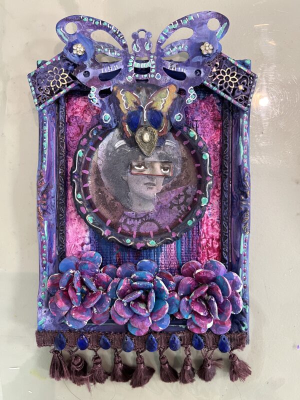 ASSEMBLAGE-Altered Portrait with Stphanie Zing