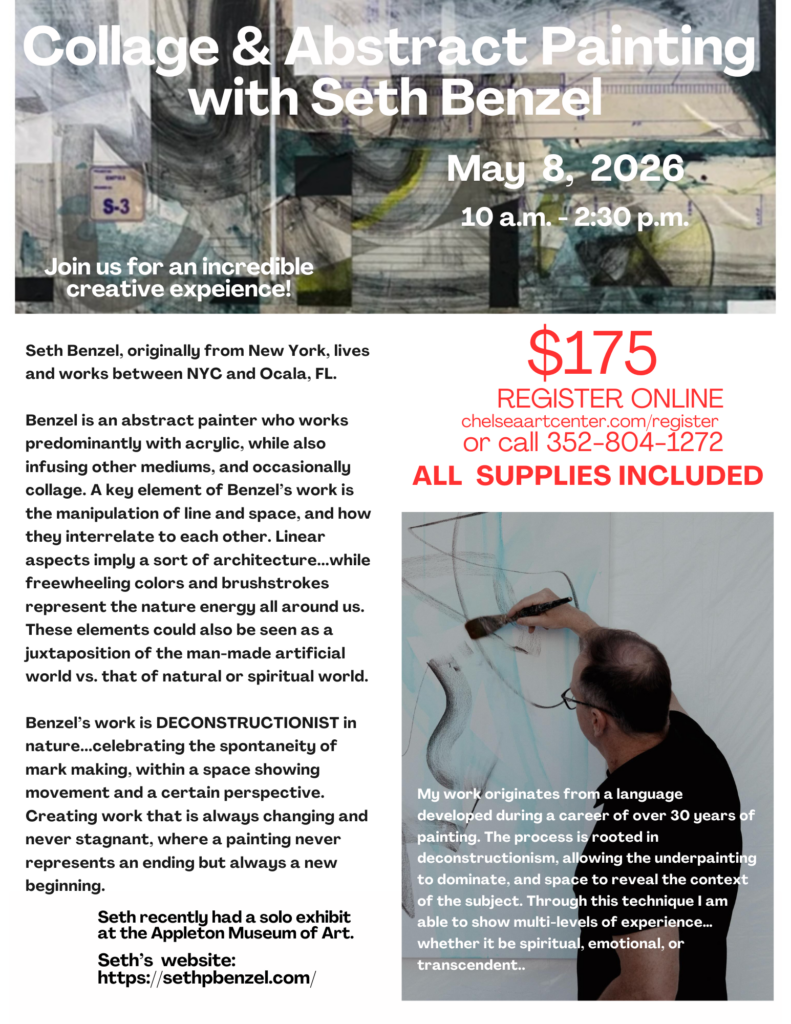 Collage-Abstract with Seth Benzel-Flyer