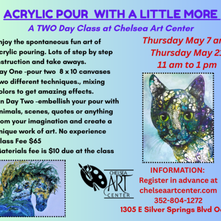 Acrylic Pour- Bridget Hanley