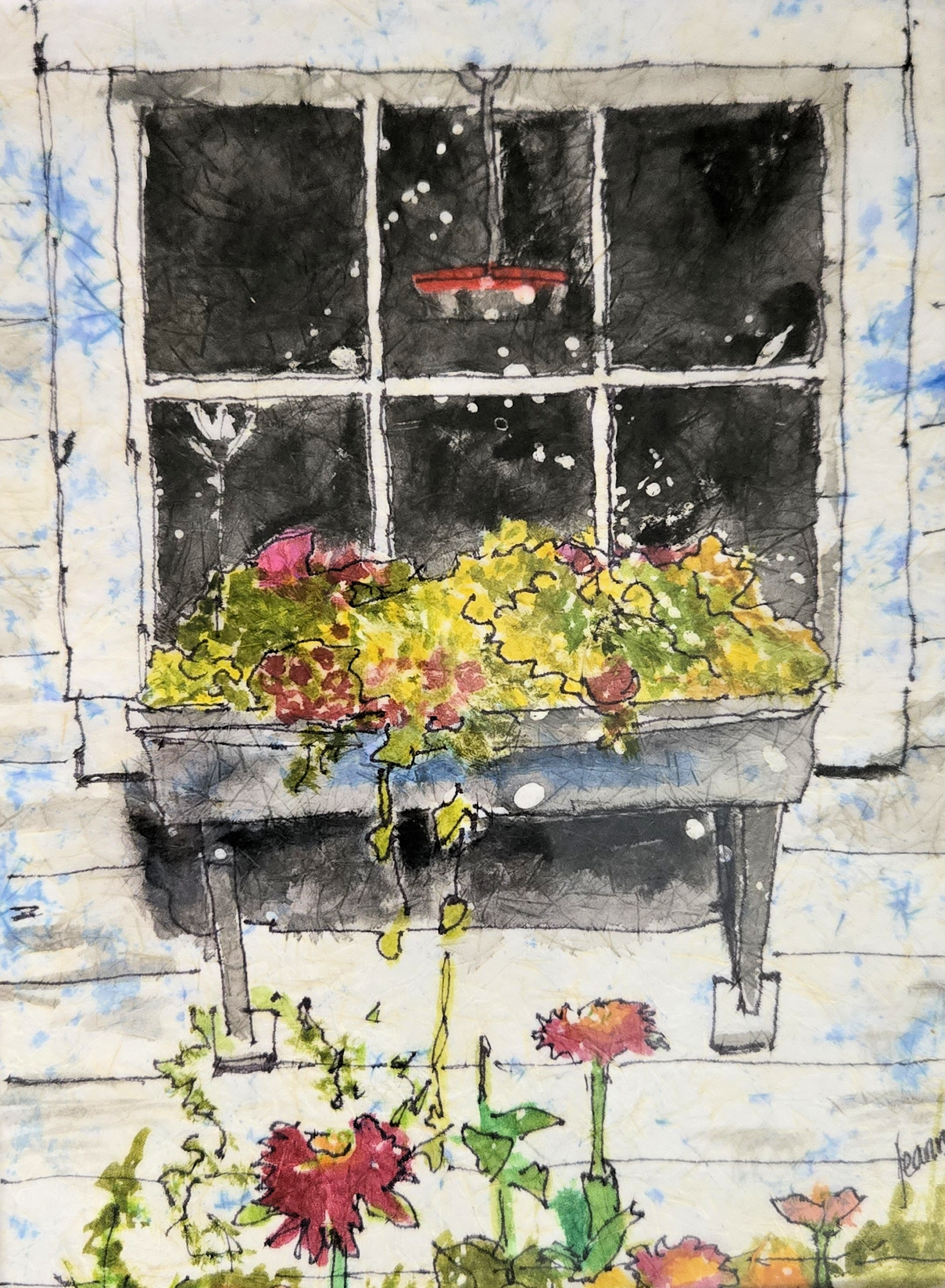 Watercolor Batik by Jeanne Askins