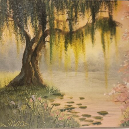 Weeping Willow oil painting by Sean Mullins