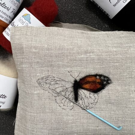 Needle Felted Monarch - Barbara Fife
